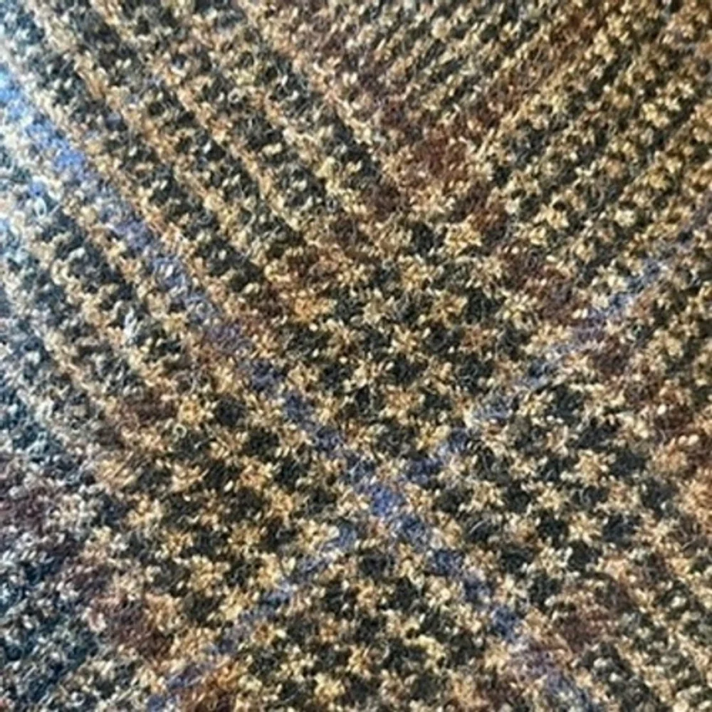 Brooks Brothers Necktie Brown Plaid Heritage Ivy League Wool Glen Check USA